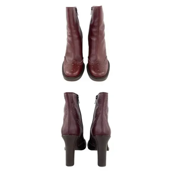 Miu Miu Vintage Western Leather Ankle Boots - Picture 5 of 8
